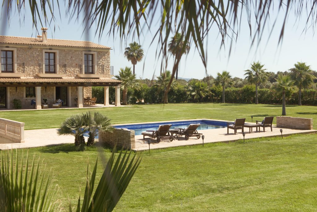 Architectural detail at a Mallorca residence